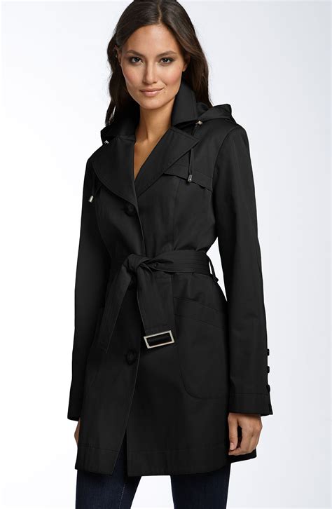 trenchcoat dames michael kors|michael kors belted raincoat.